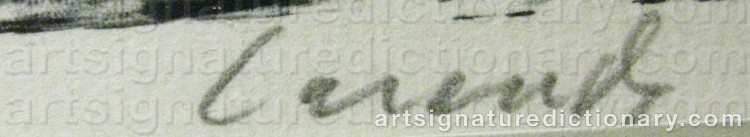 Signature by Kurt CARENDI
