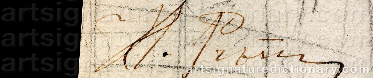 Signature by Ilya Efimovich REPIN