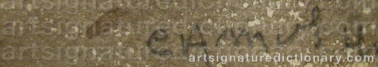 Signature by Gustave CAMUS