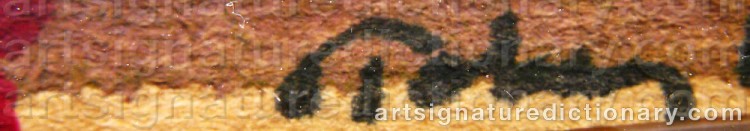 Signature by Mark TOBEY