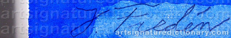 Signature by Jonas FREDÉN