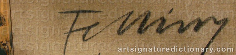 Signature by Rainer FETTING