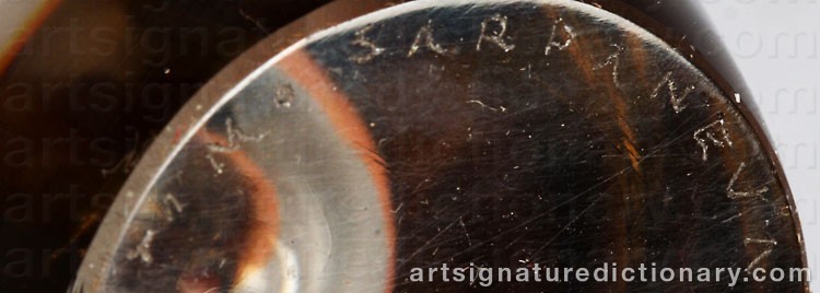 Authentic signature by Timo SARPANEVA on  artwork