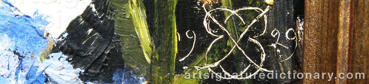 Signature by Bror BÖRJESON