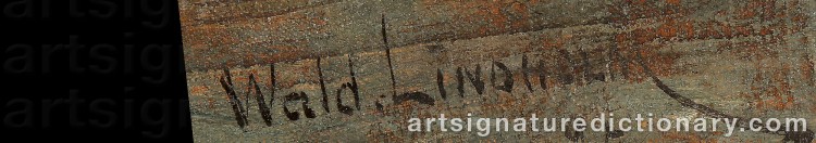 Signature by Waldemar LINDHOLM