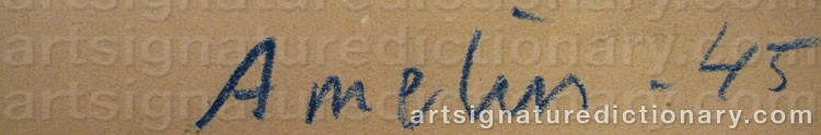 Signature by Albin AMELIN