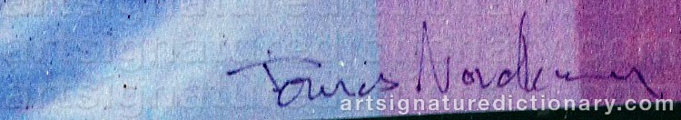 Signature by Tomas NORDBERG