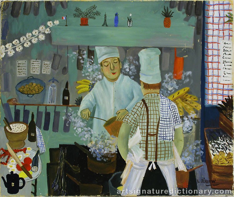 Close-up details showing Lennart JIRLOW signature forgery characteristics