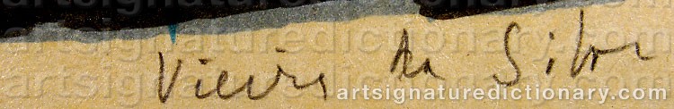 Signature by Maria Elena VIEIRA DA SILVA