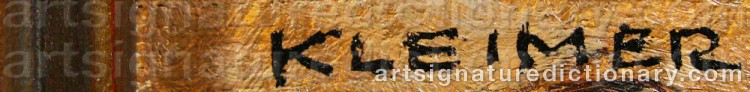 Signature by Axel KLEIMER