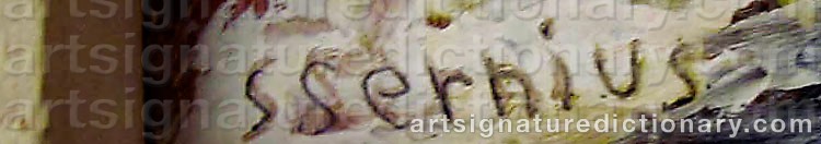 Signature by Karl-Göte SERNIUS