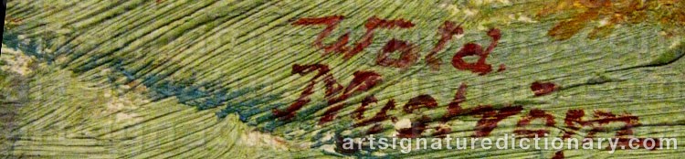 Signature by Waldemar NYSTRÖM
