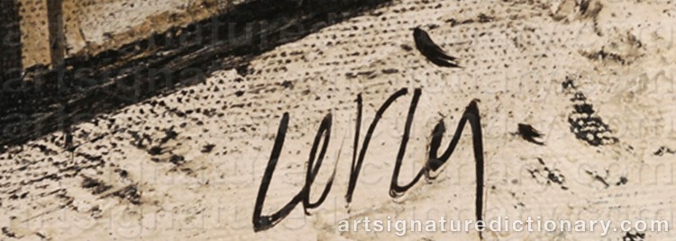 Signature by Charles LEVIER