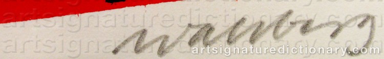 Signature by Bengt WALLBERG