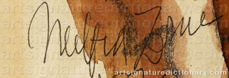 Signature by Milford ZORNES