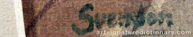 Signature by Gunnar SVENSON