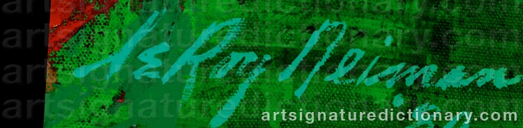 Signature by Leroy NEIMAN