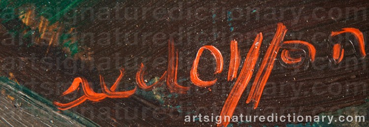 Signature by Axel OLSSON