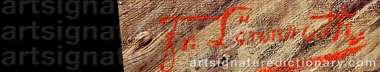 Signature by Arvid Fredrik LÖNNROTH