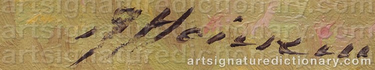 Signature by Arthur HEICKELL