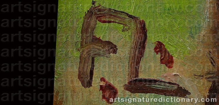 Signature by Frans LARSSON