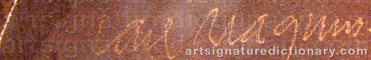 Signature by Carl MAGNUS