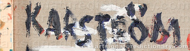Signature by Mauritz KARSTRÖM