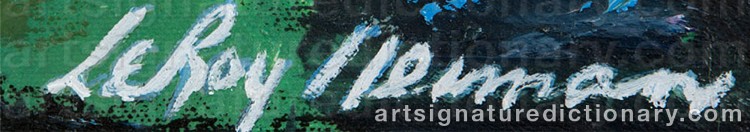 Signature by Leroy NEIMAN