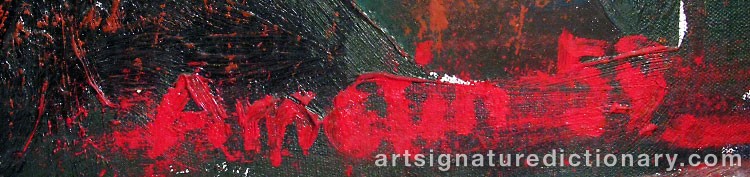 Forged signature of Albin AMELIN