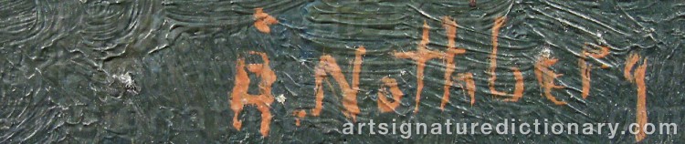 Signature by Åke NOTHBERG
