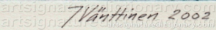 Signature by Jukka VÄNTTINEN