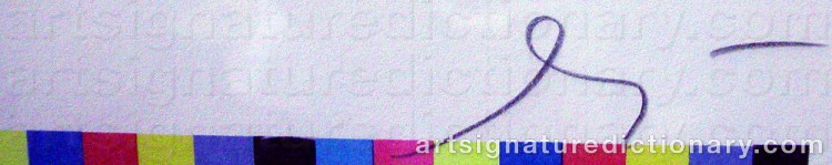 Signature by Enrico BAJ