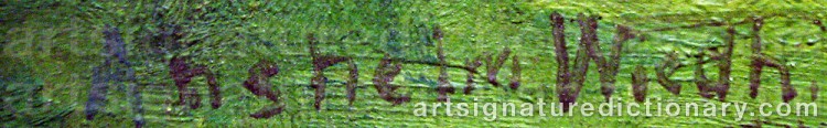 Signature by Anshelm DAHL