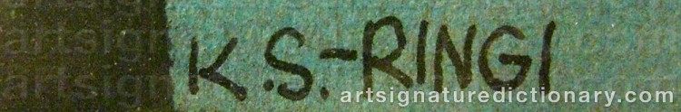 Signature by Kjell RINGI