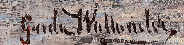 Signature by Gerda WALLANDER