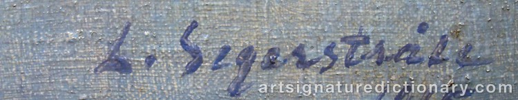 Forged signature of Lennart SEGERSTRÅLE