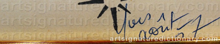 Signature by Yves KLEIN