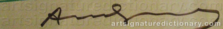 Signature by Andy WARHOL