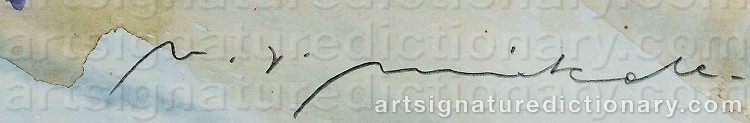 Signature by Nandor MIKOLA