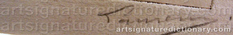 Signature by Henri LAURENS