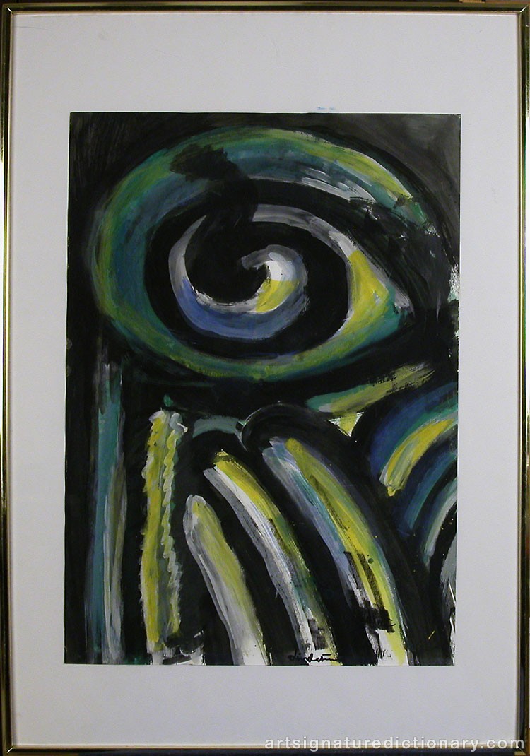 Close-up details showing Bengt LINDSTRÖM signature forgery characteristics