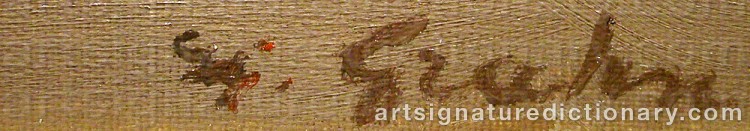 Signature by Hjalmar GRAHN