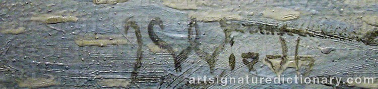 Signature by Leonard WIEDH
