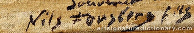 Signature by Nils The Younger FORSBERG