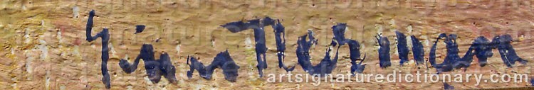 Signature by Einar NERMAN