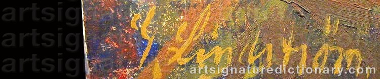 Signature by Georg LINDSTRÖM