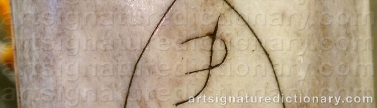 Authentic signature by Per-Erik (Sami Artist) NILSSON on Other artwork