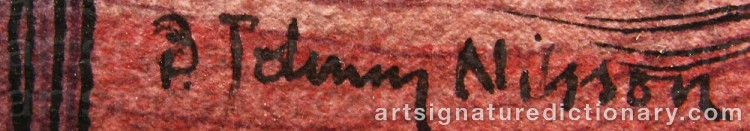 Signature by Bert Johnny NILSSON