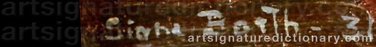 Signature by Signe BARTH