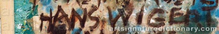 Signature by Hans WIGERT